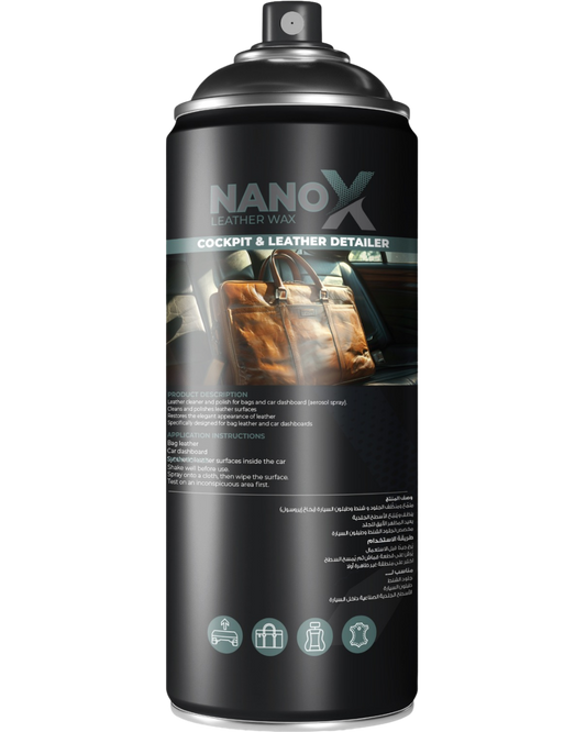 Nano X Leather Wax – Cockpit & Leather Detailer Spray