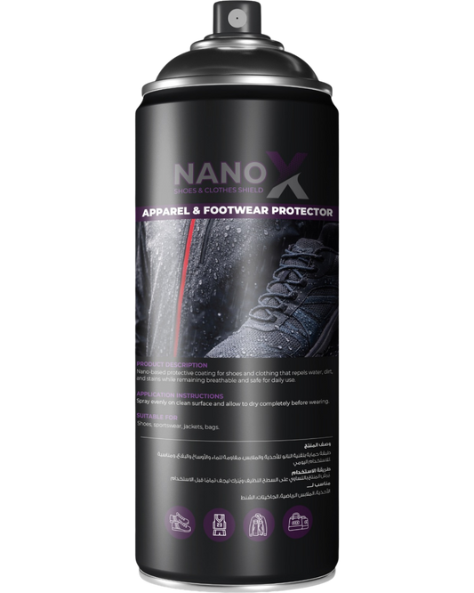 Nano X Shoes & Clothes Shield – Apparel & Footwear Protector